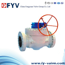 API 6D Worm Gear Top Entry Ball Valves